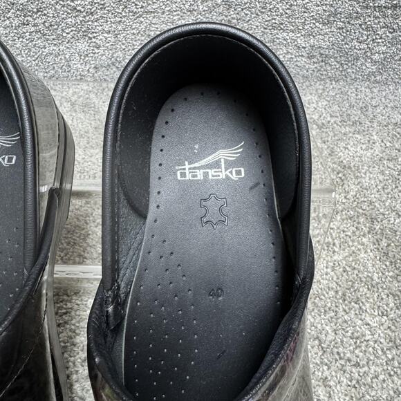 Dansko Shoes Womens Size 10 Professional Lightning Patent Clogs 606-570202 - Picture 6 of 14